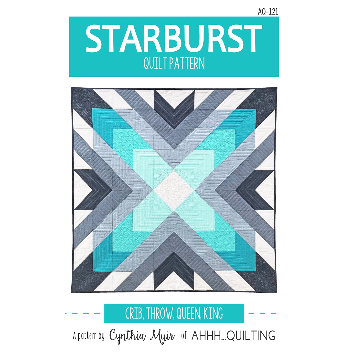 Starburst Quilt AQ-121e - Downloadable Pattern