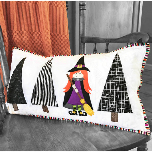 Little Witch Pillow AQ-123e - Downloadable Pattern