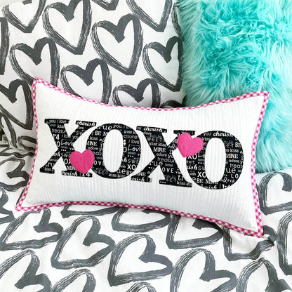 XOXO Pillow AQ-125e - Downloadable Pattern