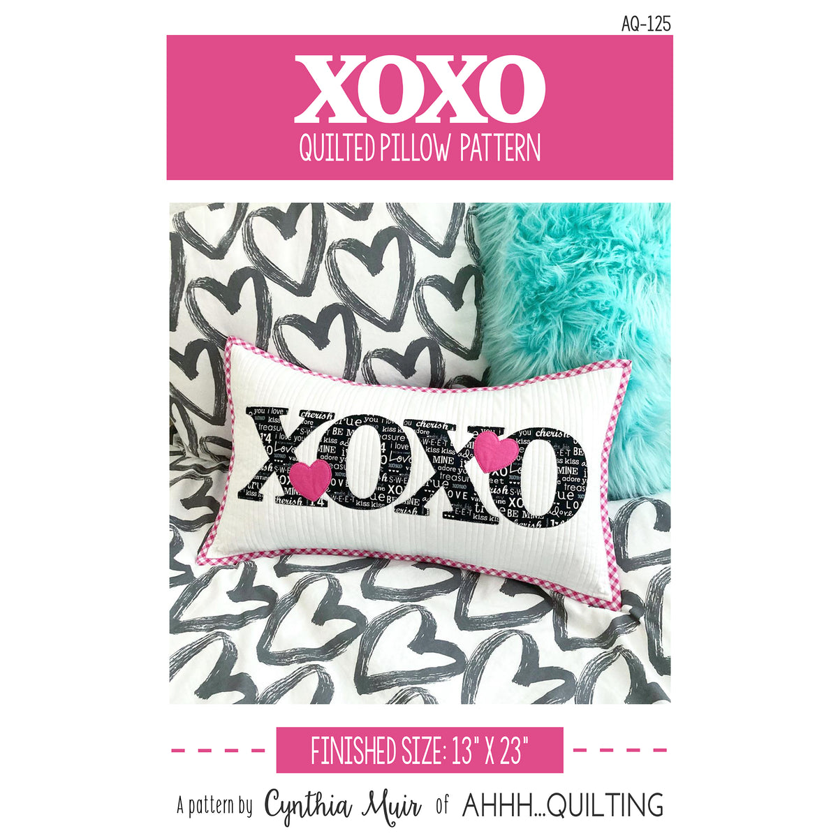 XOXO Pillow AQ-125e - Downloadable Pattern