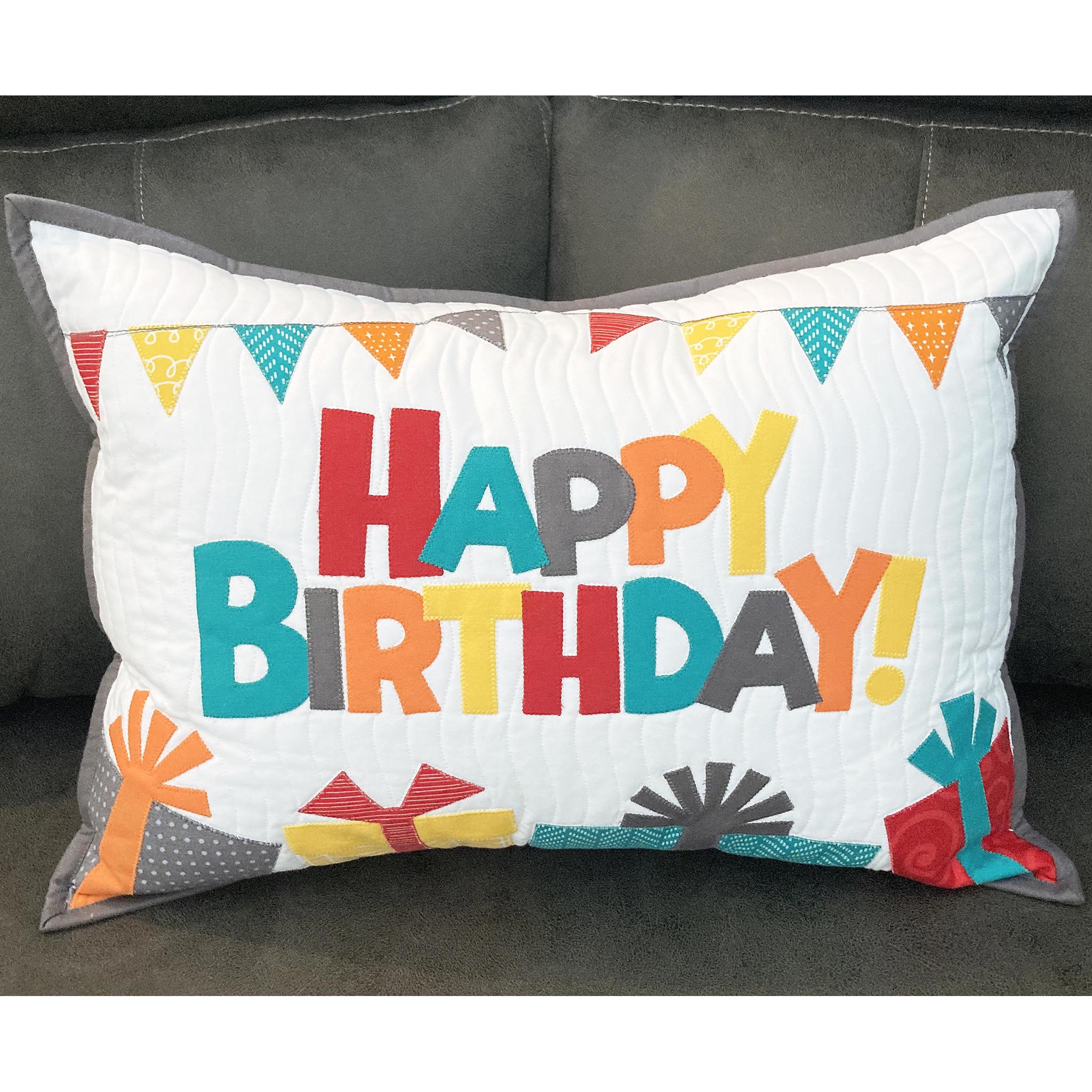 Birthday Placemat or Pillow Pattern AQ-134e - Downloadable Pattern ...