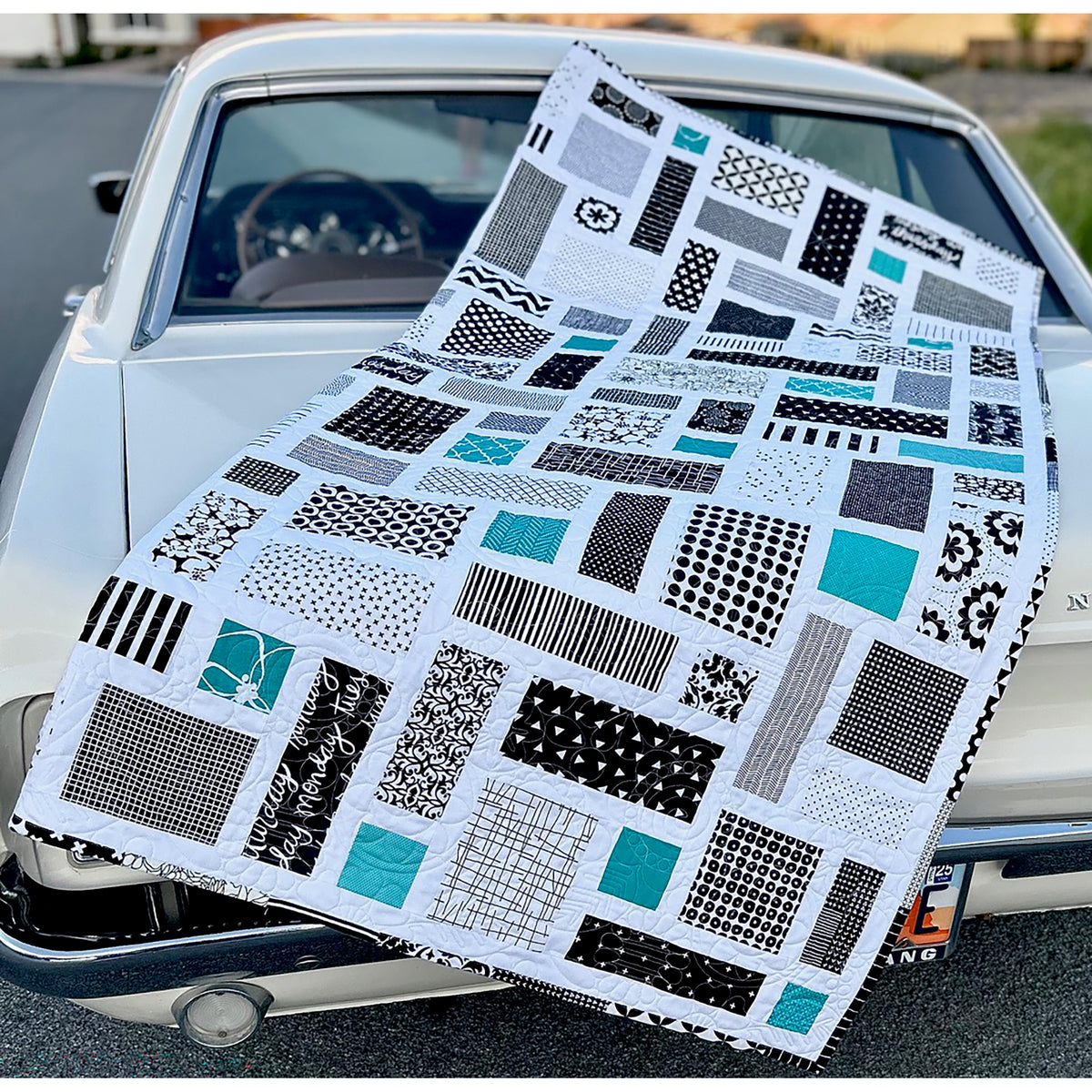 Stamp Collection Quilt AQ-143e - Downloadable Pattern
