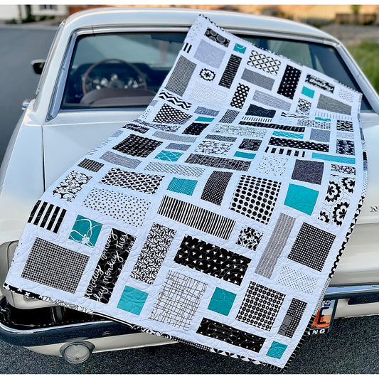 Stamp Collection Quilt AQ-143e - Downloadable Pattern