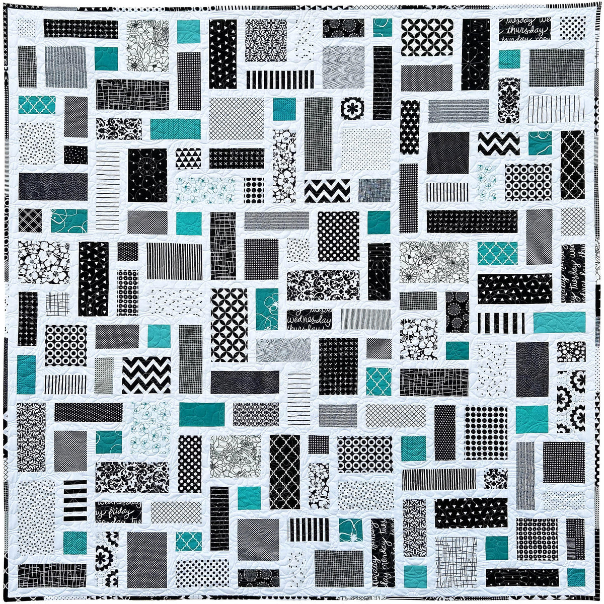 Stamp Collection Quilt AQ-143e - Downloadable Pattern