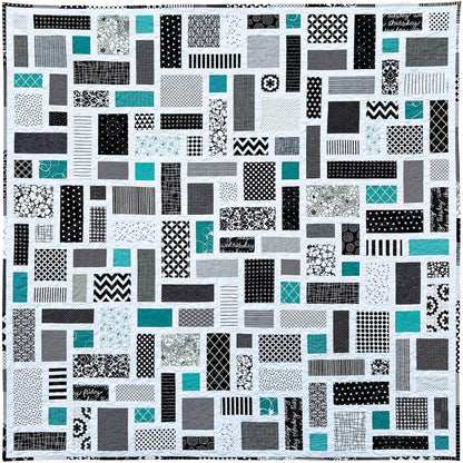 Stamp Collection Quilt AQ-143e - Downloadable Pattern