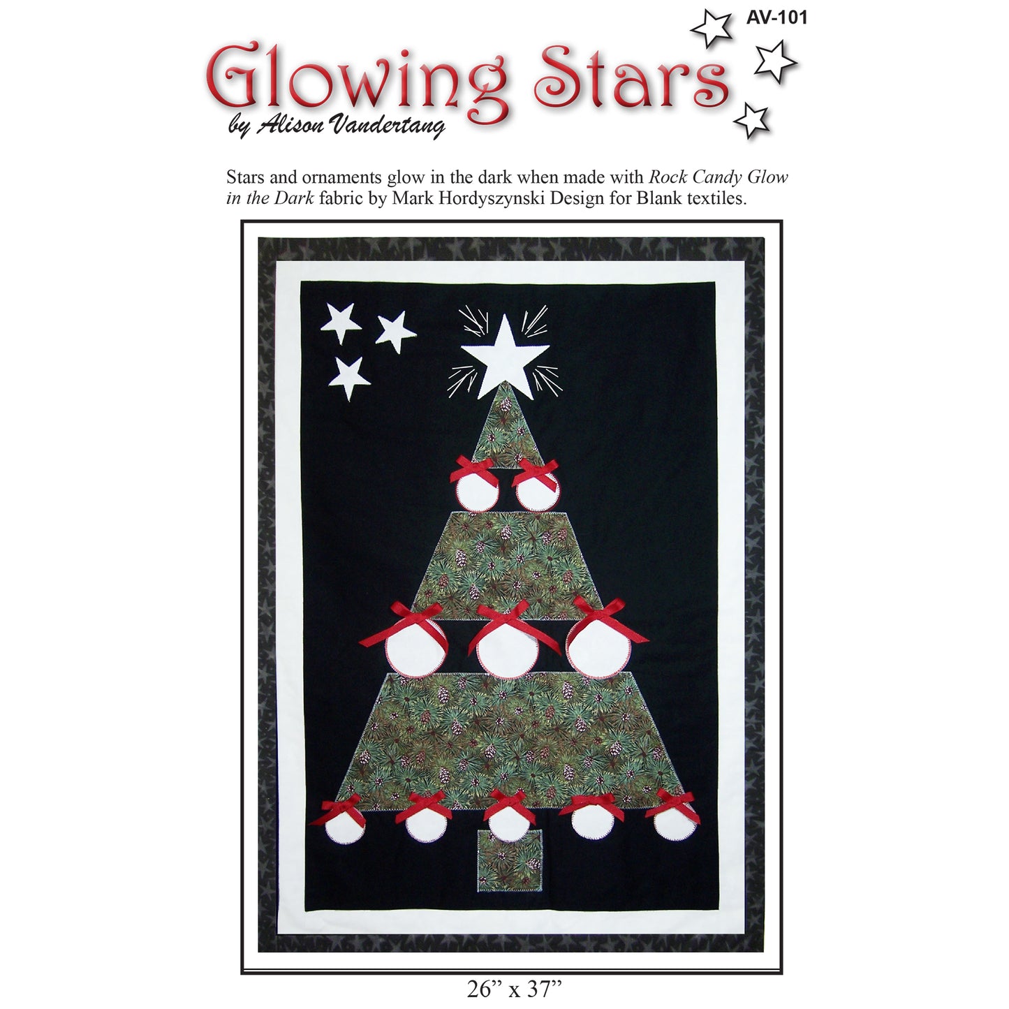 Glowing Stars Quilt AV-101e - Downloadable Pattern