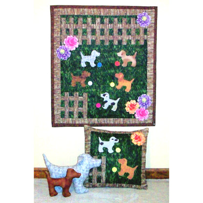 Puppy Play Yard Quilt Pattern AV-103 - Paper Pattern