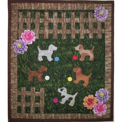 Puppy Play Yard Quilt Pattern AV-103 - Paper Pattern
