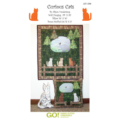 Curious Cats Quilt Pattern AV-104 - Paper Pattern