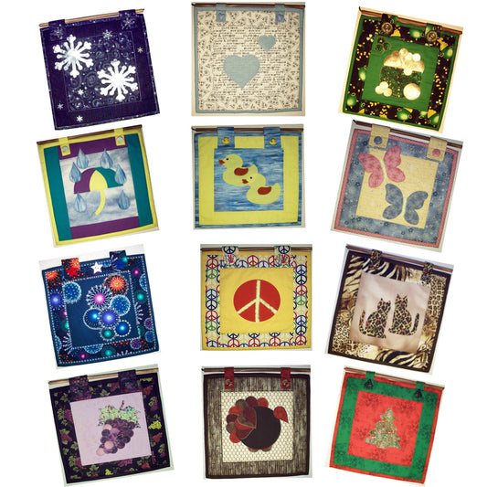 12 Fun 12" x 12" Quilts AV-106e - Downloadable Pattern