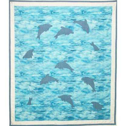 Paige's Dolphin Quilt Set AV-107e - Downloadable Pattern