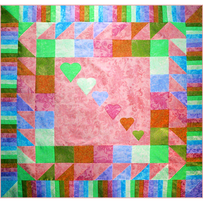 Colors a' Plenty Quilt AV-109e - Downloadable Pattern