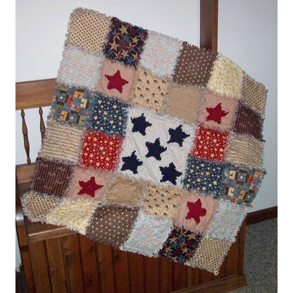 Raggedy Stars Quilt Pattern AV-110 - Paper Pattern