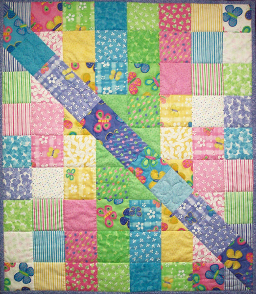 Pretty "Charm"ing Quilt AV-114e - Downloadable Pattern