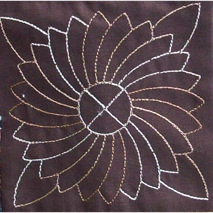 Chocolate Sunflowers Quilt AV-123e - Downloadable Pattern