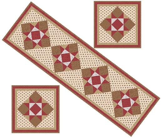 Savannah's Stars Quilt AV-138e - Downloadable Pattern