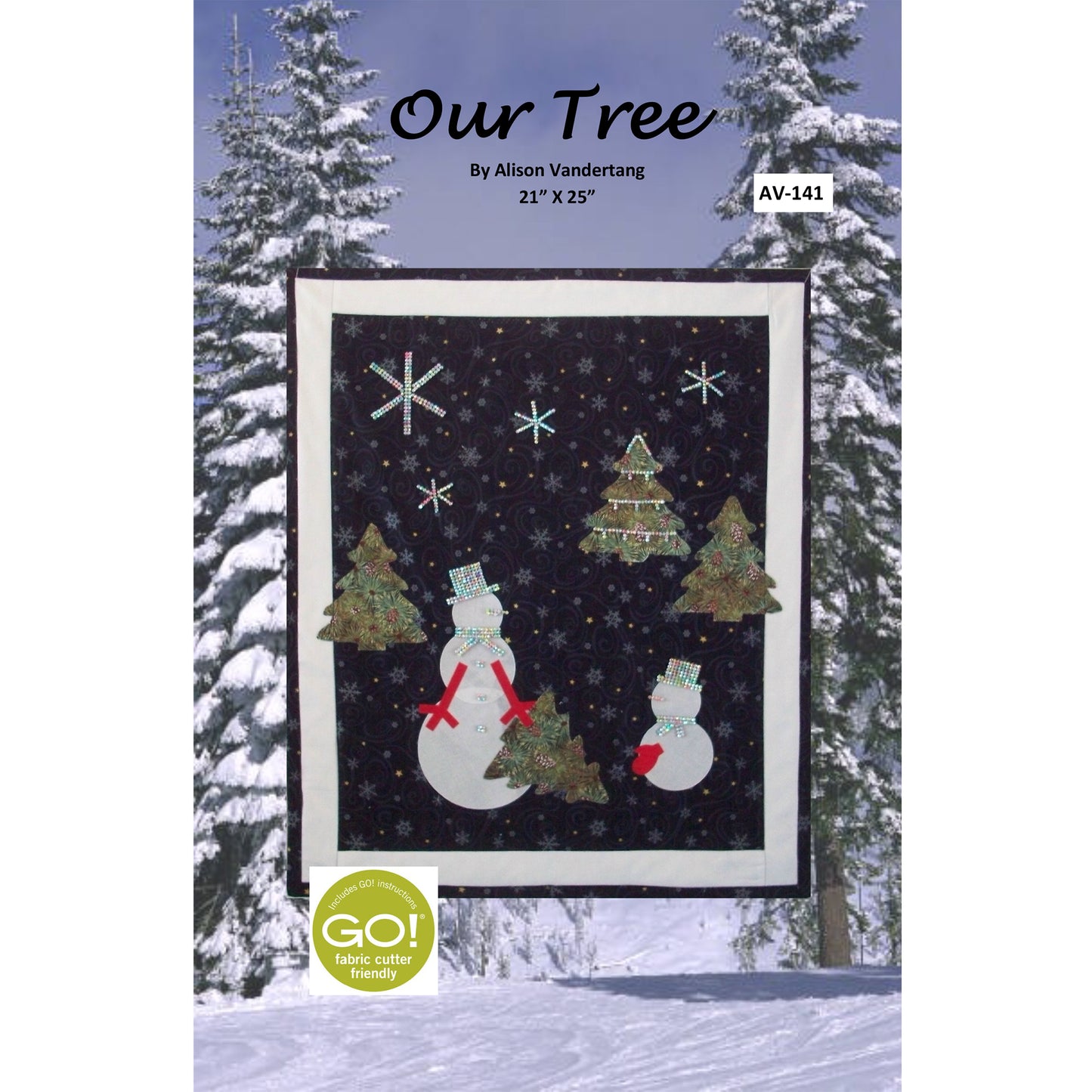 Cover image for pattern for Our Tree quilt.