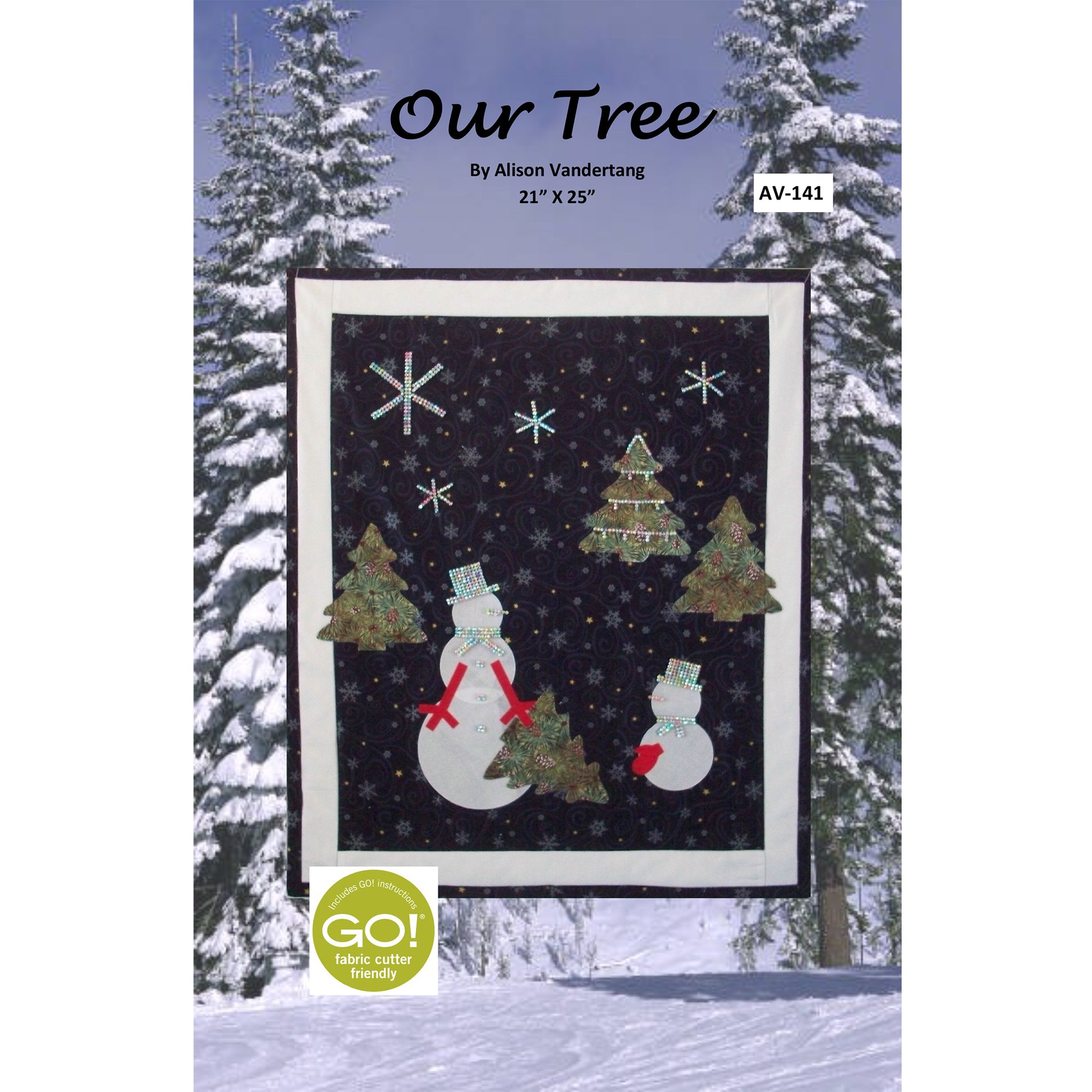 Cover image for pattern for Our Tree quilt.