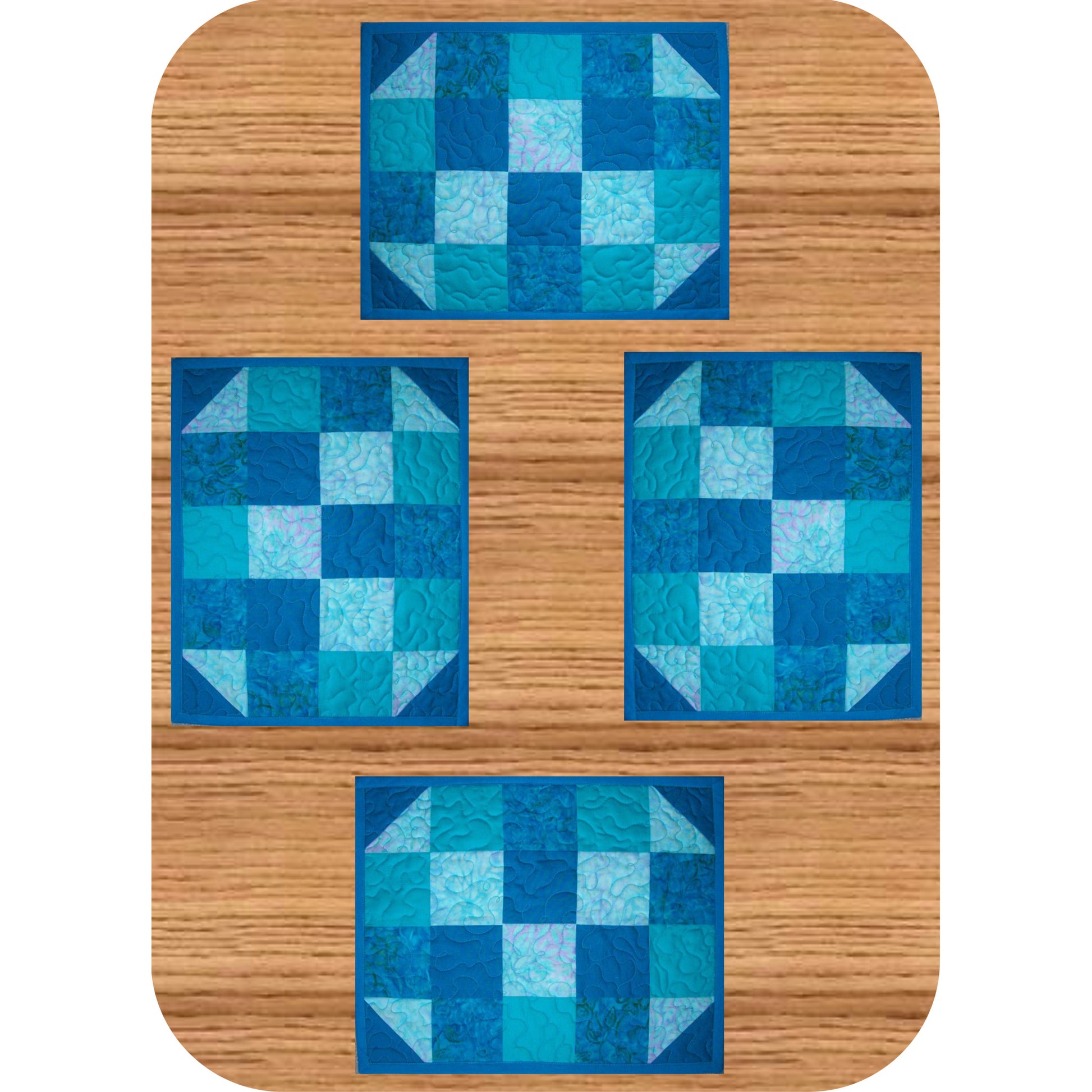 Image of the Four Fats Placemats by Alison Vandertang.