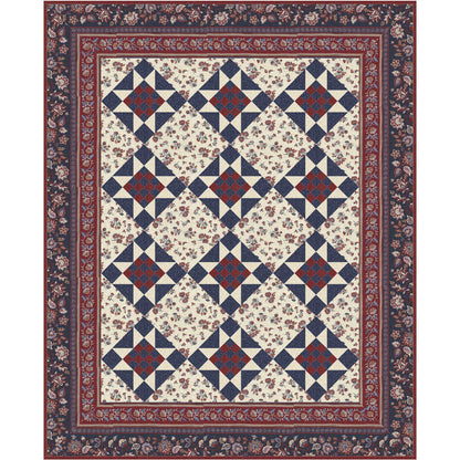 Americana Beauty Quilt Pattern AV-154 - Paper Pattern
