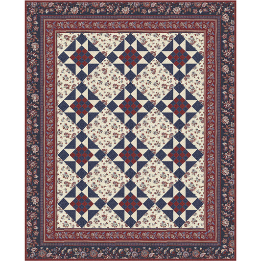 Americana Beauty Quilt Pattern AV-154 - Paper Pattern