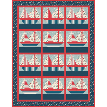 Ahoy! Mate Quilt Pattern AV-157 - Paper Pattern