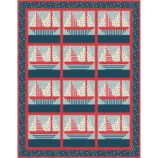 Ahoy! Mate Quilt Pattern AV-157 - Paper Pattern