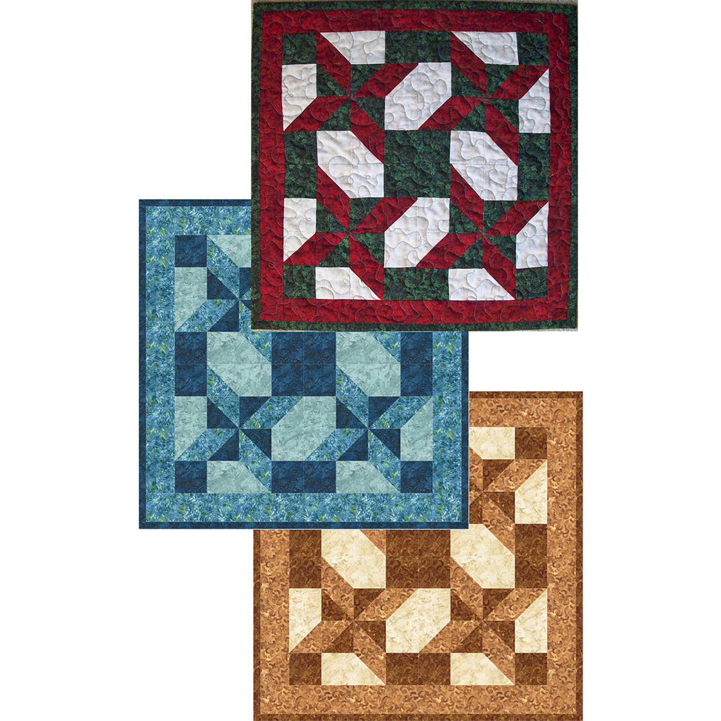 Twirling Pinwheels Quilt AV-162e - Downloadable Pattern