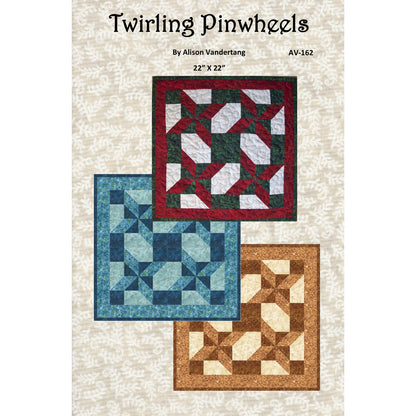 Twirling Pinwheels Quilt AV-162e - Downloadable Pattern