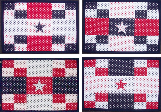 "Star"ing Four Fat Quarters Quarters Quilt AV-163e - Downloadable Pattern