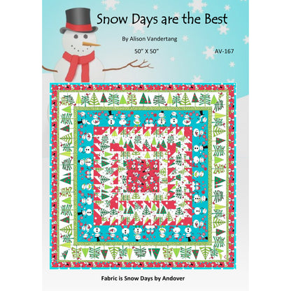 Cover image for Snow Days are the Best quilt.