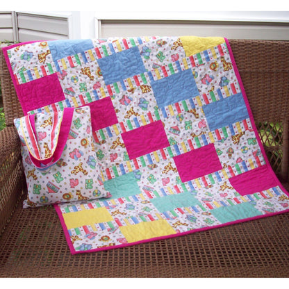 Baby Blanket & Reversible Tote Pattern AV-170 - Paper Pattern