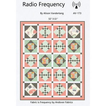 Radio Frequency Quilt Pattern AV-173 - Paper Pattern