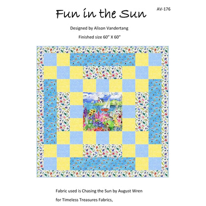 Fun in the Sun Quilt Pattern AV-176 - Paper Pattern