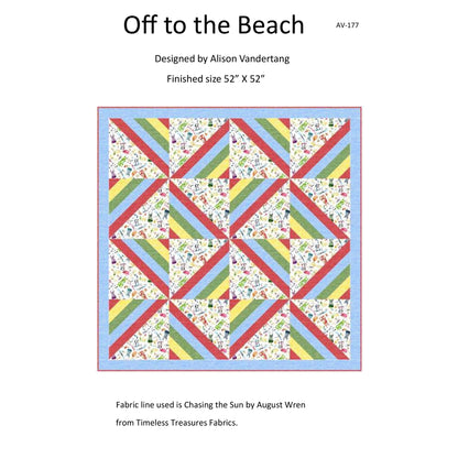 Off to the Beach Quilt AV-177e - Downloadable Pattern