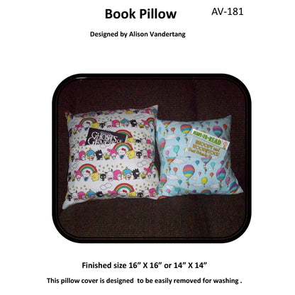 Book Pillow Pattern AV-181 - Paper Pattern