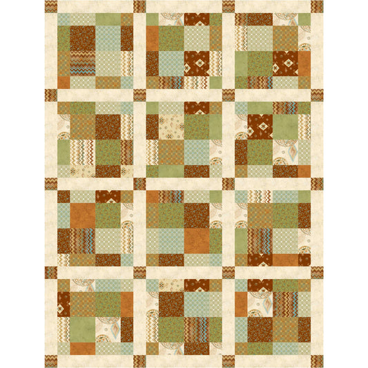 Scotch Blocks Quilt AW-05e - Downloadable Pattern