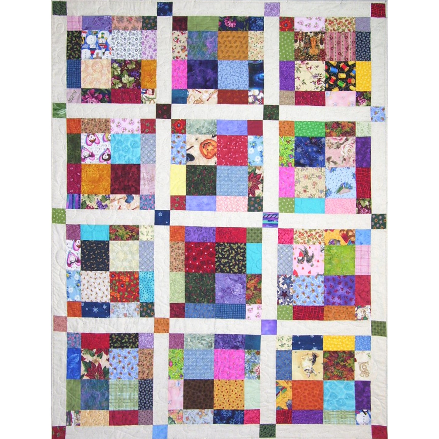 Scotch Blocks Quilt Pattern AW-05 - Paper Pattern