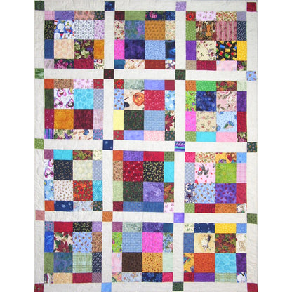 Scotch Blocks Quilt AW-05e - Downloadable Pattern