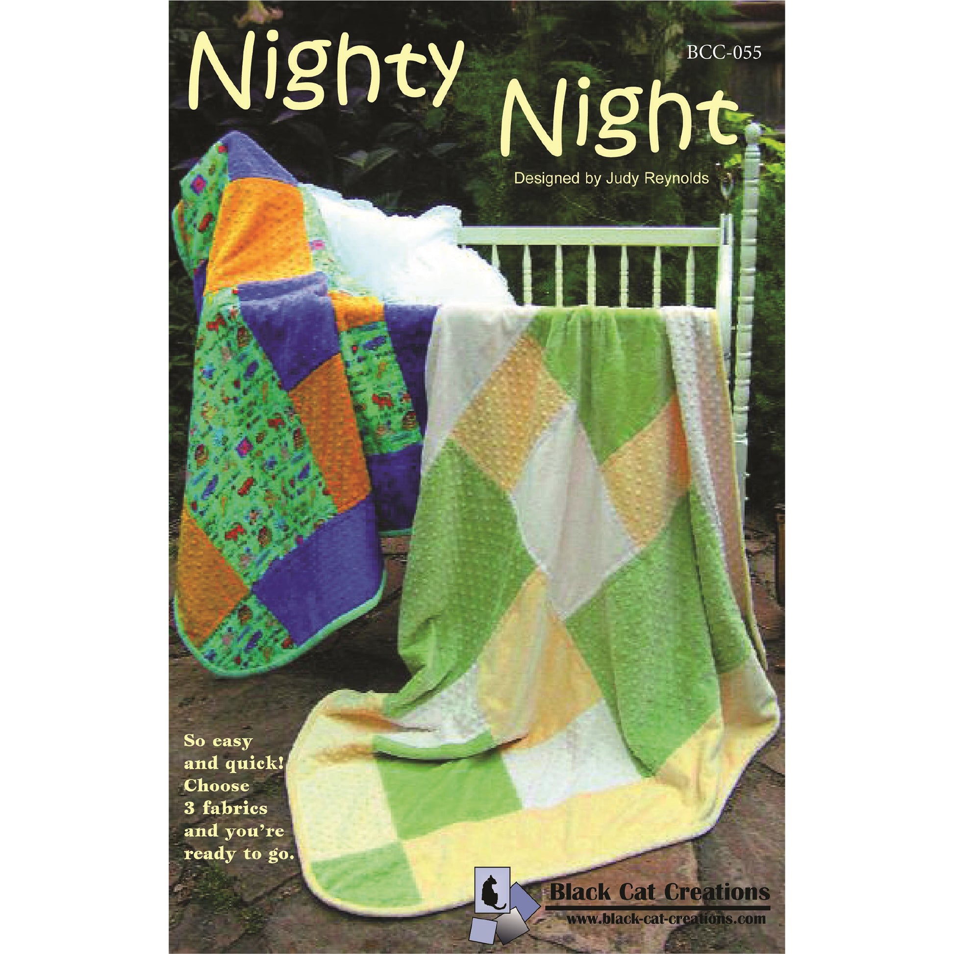 Cover image of pattern for Nighty Night quilt.