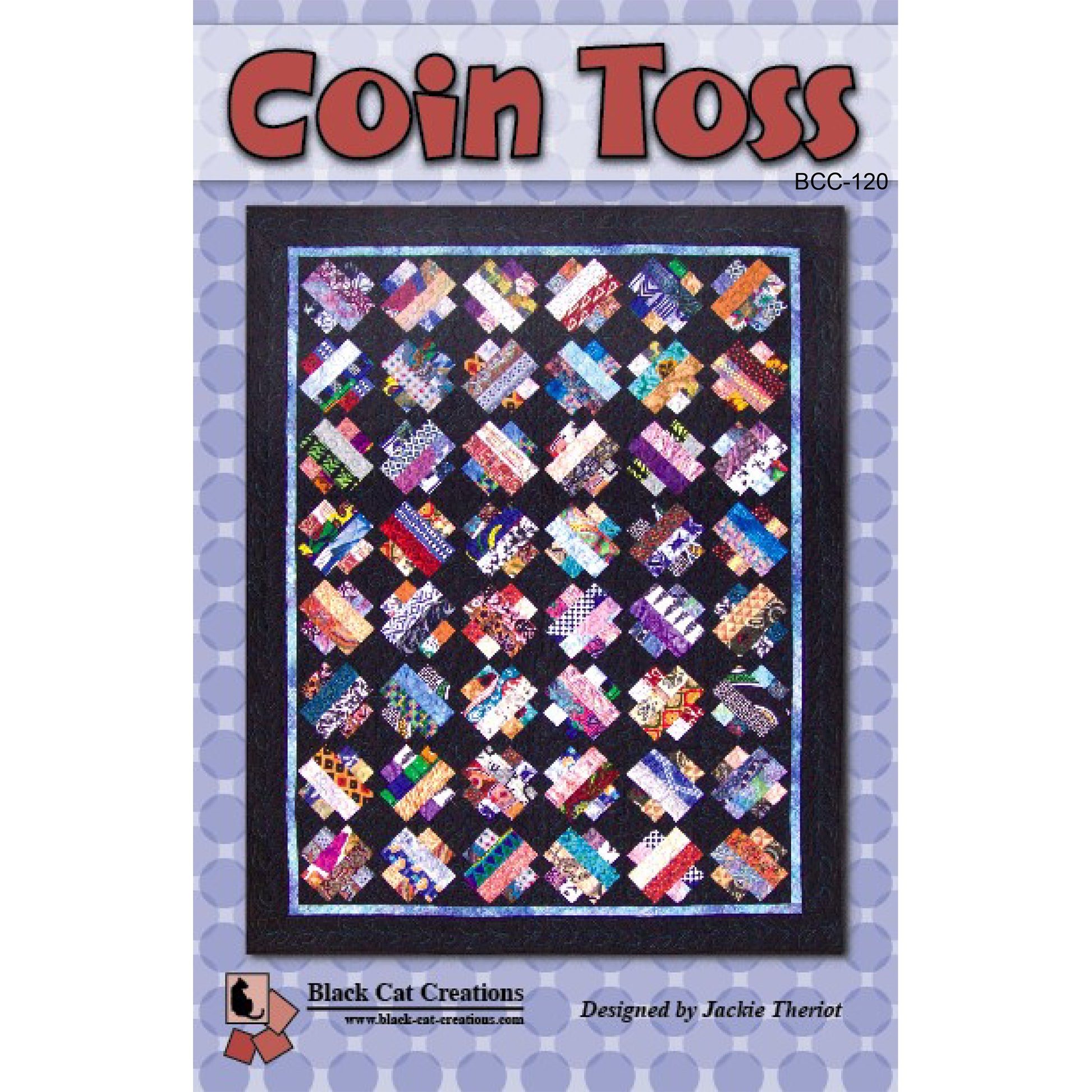 Cover image of pattern for Coin Toss quilt.