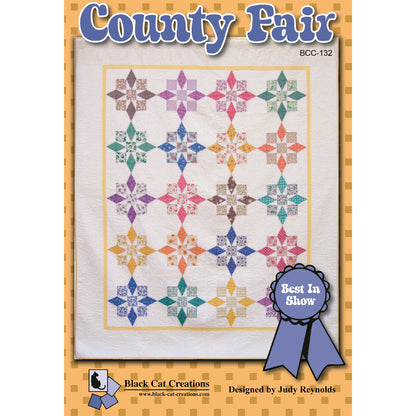 Cover image of pattern for County Fair quilt.