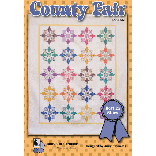 Cover image of pattern for County Fair quilt.