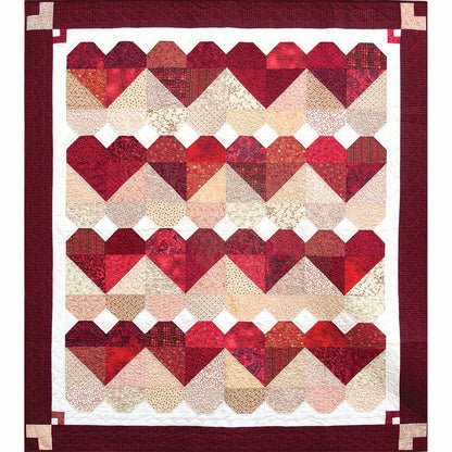 Blended Hearts Quilt BCC-151e - Downloadable Pattern