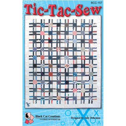 Cover image of pattern for Tic Tac Sew Quilt.