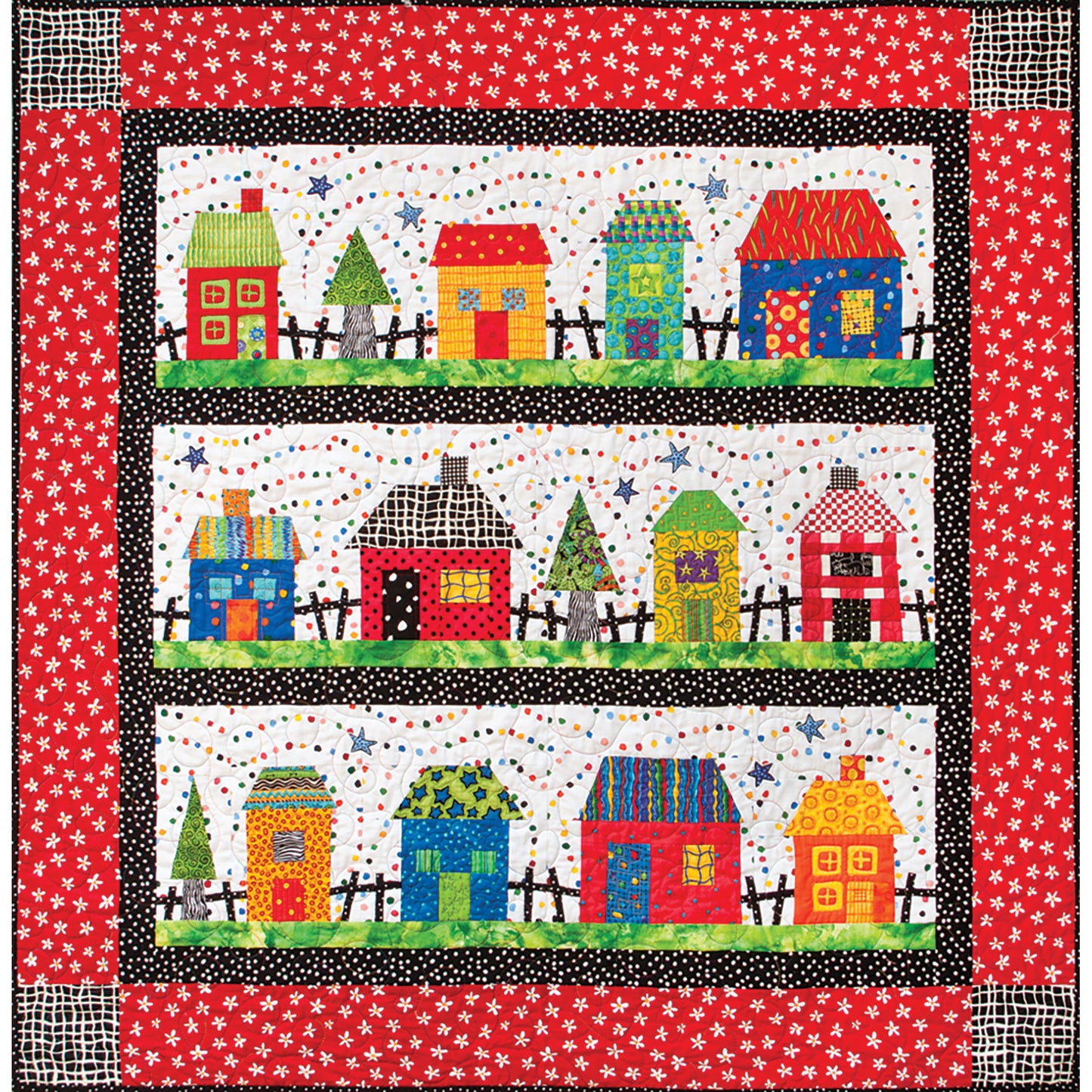 Happy Shacks Quilt BCC-169e - Downloadable Pattern