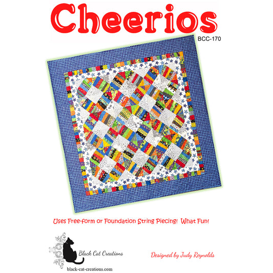Cover image of pattern for Cheerios quilt.