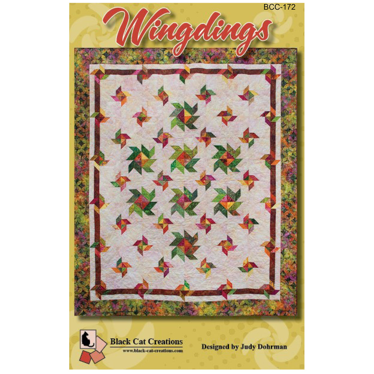 Winged Quilt Pattern Wingdings Quilt BCC-172e - Downloadable Pattern – QuiltWoman.com