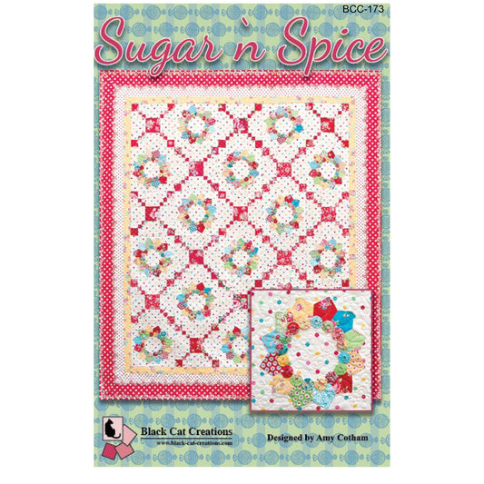 Cover image of pattern for Sugar 'n' Spice Quilt.