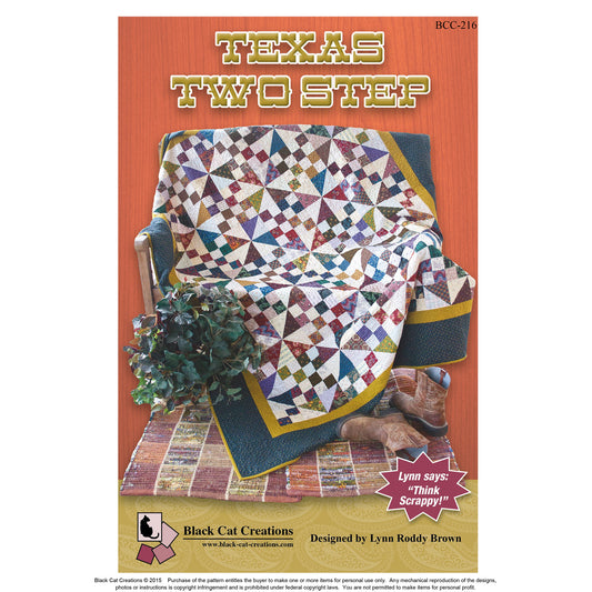 Texas Two Step Quilt BCC-216e - Downloadable Pattern